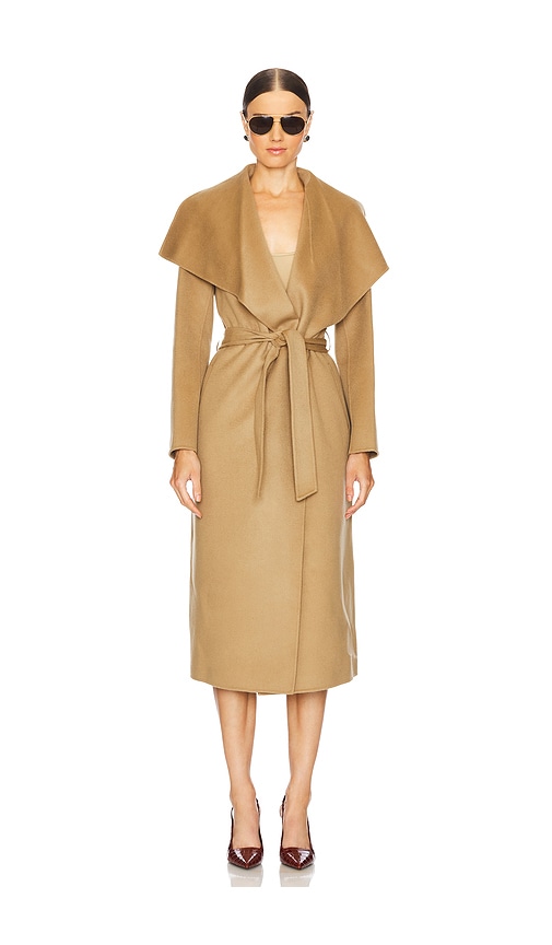 Shop Mackage Mai Trench Coat In Tan