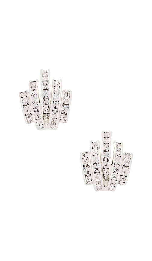 Magda Butrym Crystal Earrings in Silver