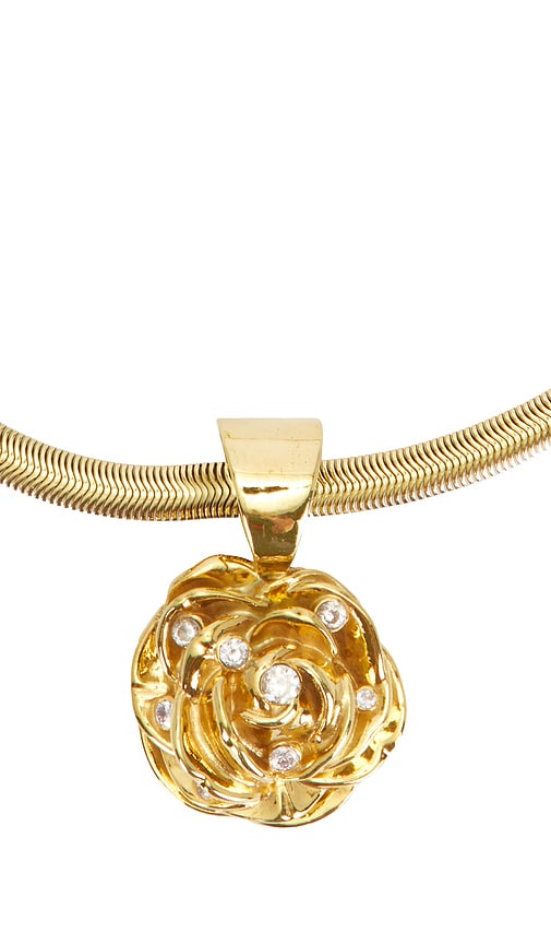 Magda Butrym Rose Necklace In 金色