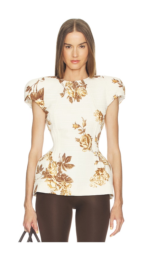 Magda Butrym Blouse in Cream Print