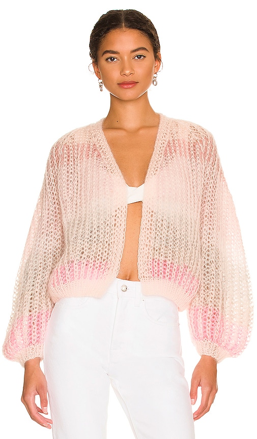 Maiami Mohair Delicate Brioche Cardigan 