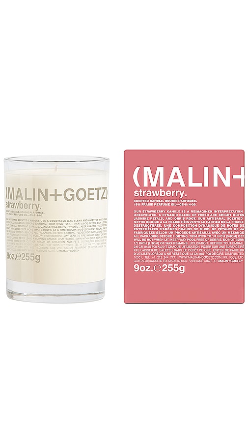 MALIN+GOETZ Strawberry Scented Candle in Beauty: NA.
