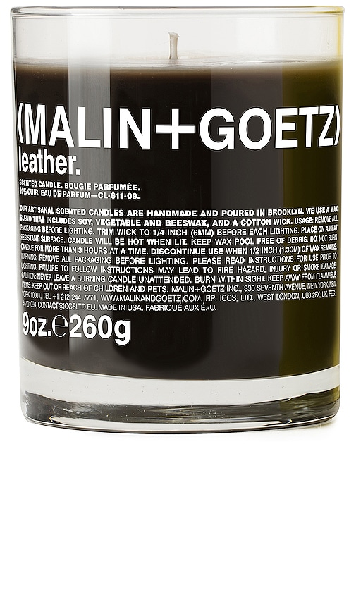 MALIN+GOETZ Leather Candle in Beauty: NA.