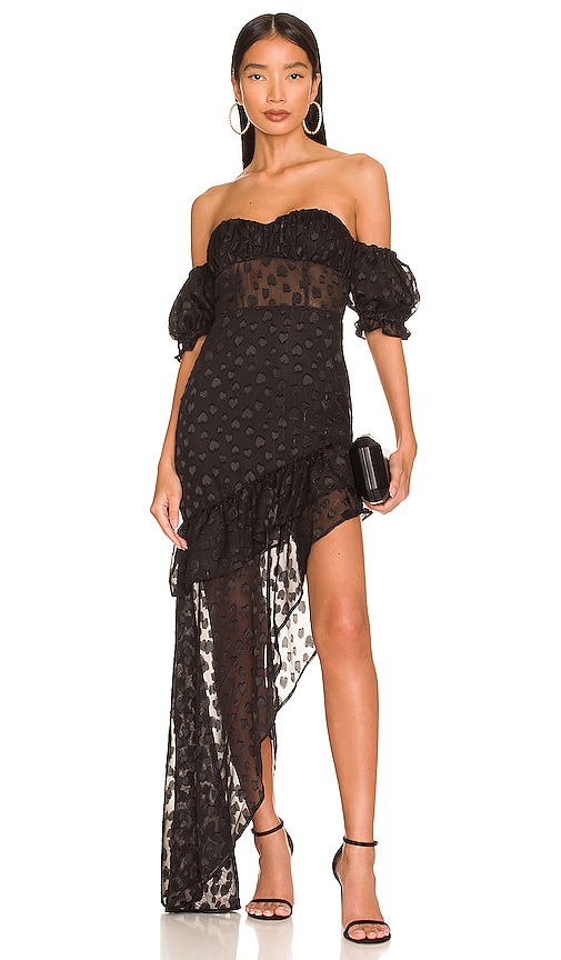 Shop Majorelle Kayleigh Gown In Black