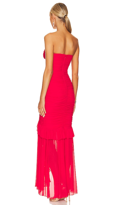  Majorelle Giules Gown In Red. Size L. Also In Xl. 