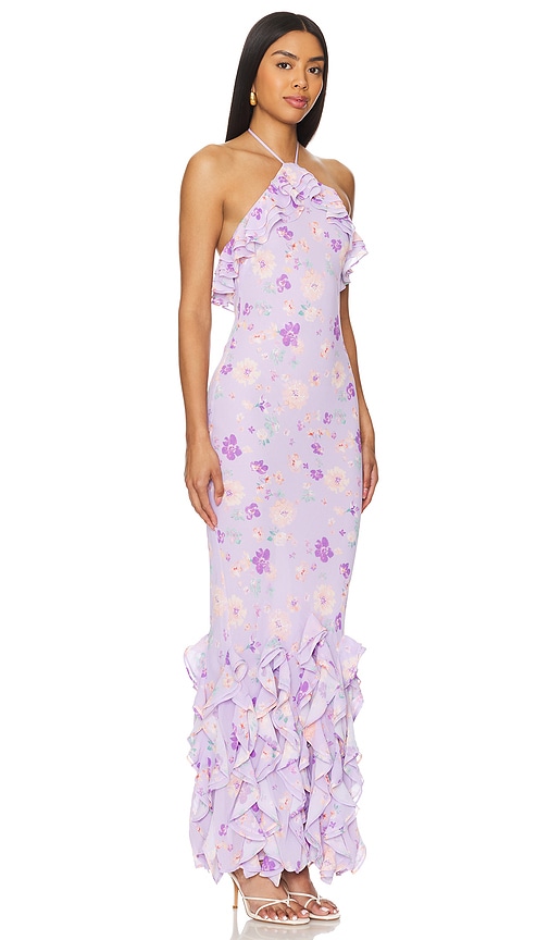 Shop Majorelle Tiziana Gown In Purple