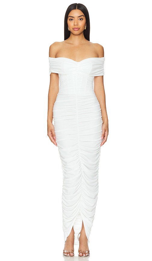 Shop Majorelle Sigourney Gown In White
