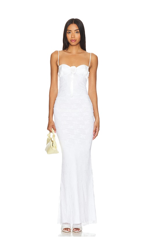 MAJORELLE Leonie Gown in White