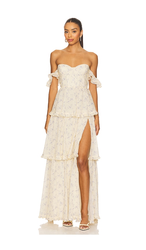 Demi Gown in Lemon. - size XS (also in L, M, S, XL, XXS)