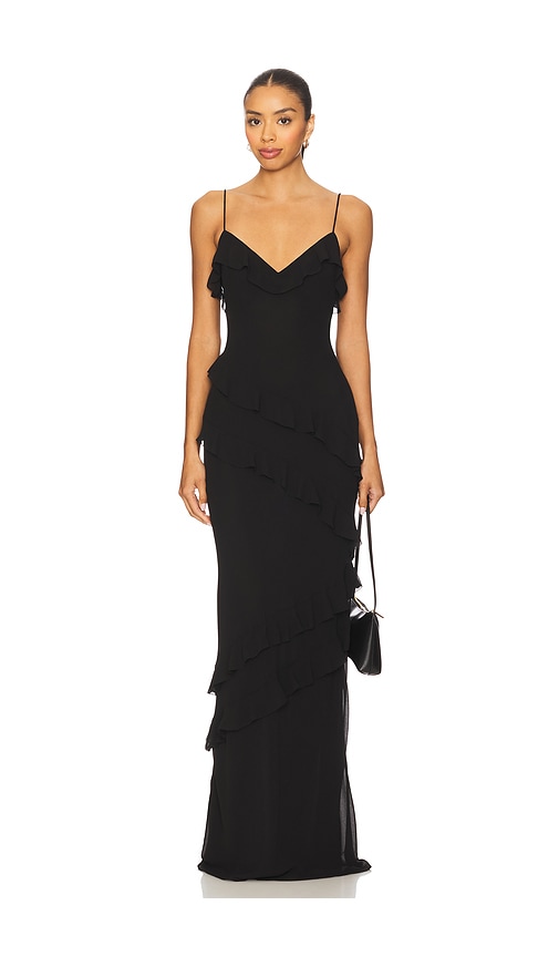 Aesha Gown in Black. - size XS (also in S, XL, XXS)