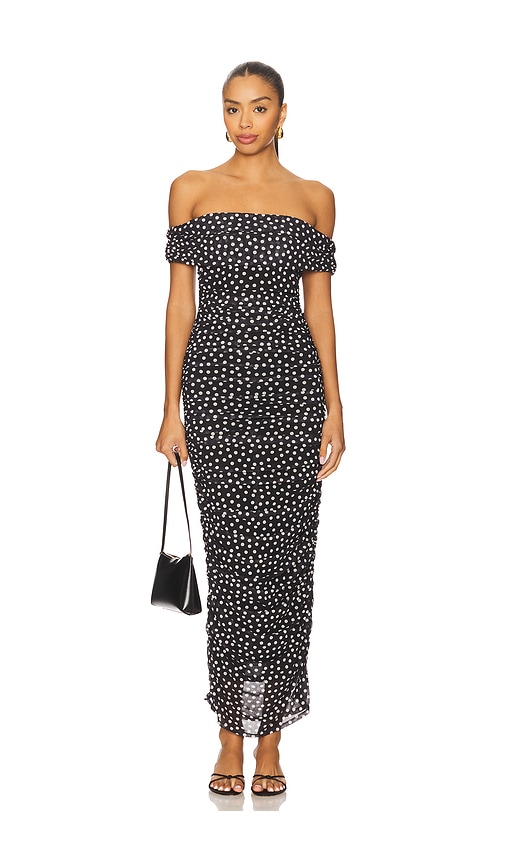 Majorelle X Yhasmina Ferrara Thea Maxi Dress In Black