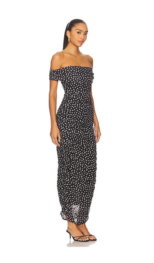 Majorelle X Yhasmina Ferrara Thea Maxi Dress In Black