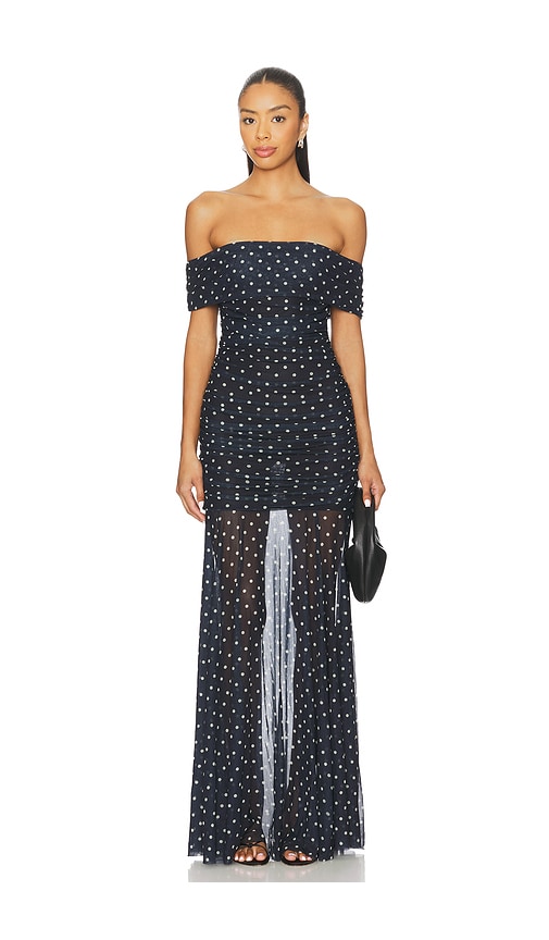 Lena Gown in Navy. - size S (also in XS, XXS) - MAJORELLE - Modalova