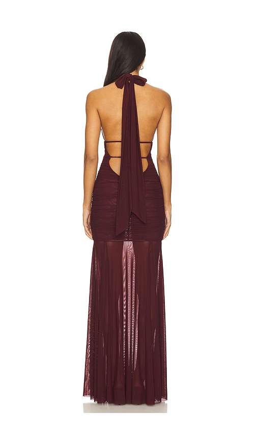  Majorelle Abendkleid Shella In Burgundy. Größe Xs. Also In Xxs, L, Xl. 