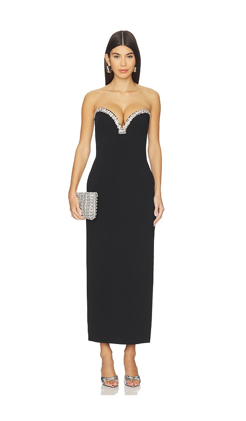Majorelle Emiliana Gown In Black