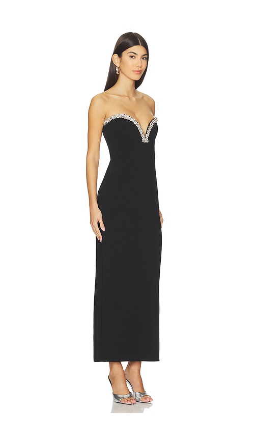 Majorelle Emiliana Gown In Black
