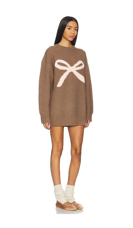 Majorelle Junia Sweater Dress In Brown