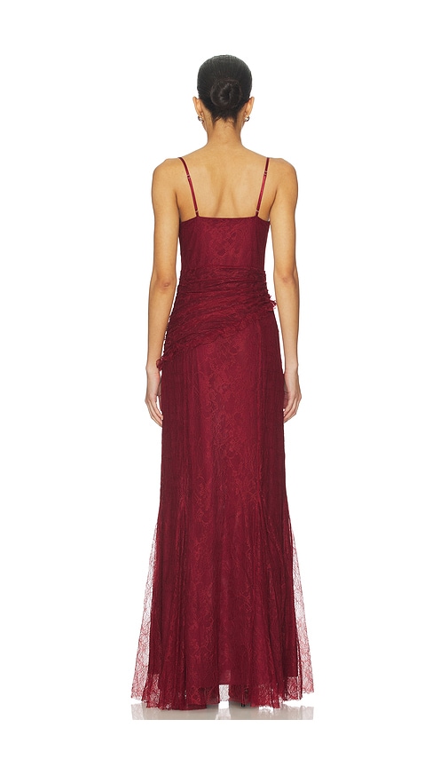  Majorelle Abendkleid Salma In Wine. Größe Xs. Also In S, M. 