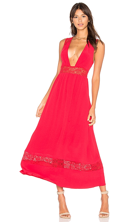 revolve red maxi dress