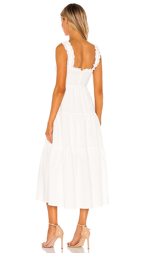  Majorelle Midi-kleid Kimmie In Ivory. Größe Xs. Also In S, Xl. 
