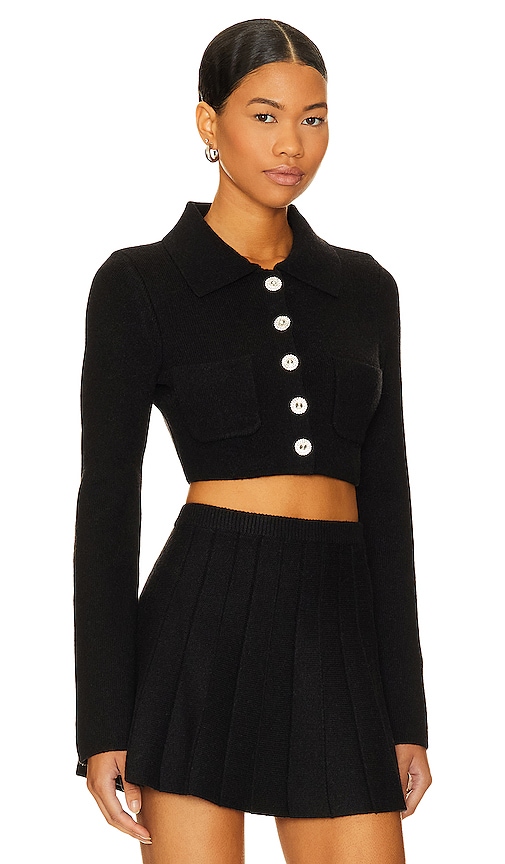 Shop Majorelle Solveig Cardigan In Black