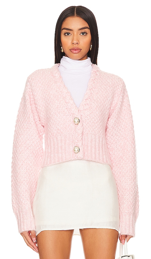 Majorelle Phiala Cardigan In Rose