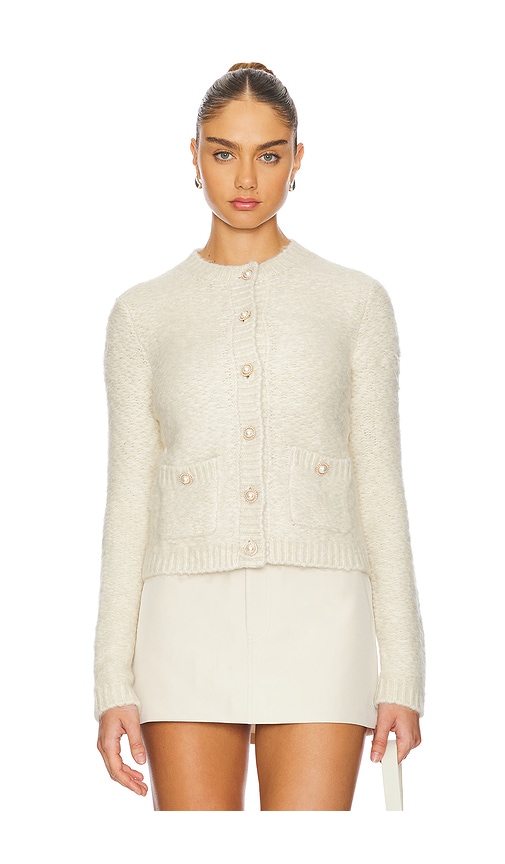 Shop Majorelle Mirelina Cardigan In Beige