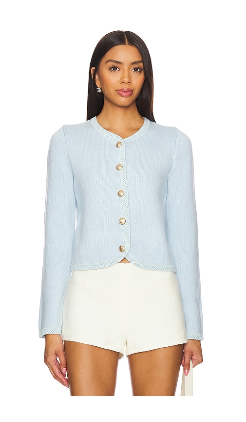 Shop Majorelle Julane Cardigan In Light Blue