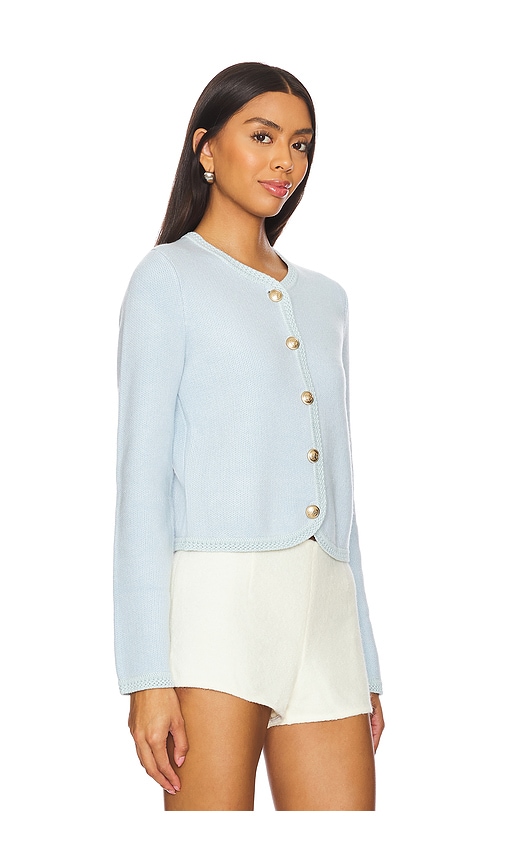 Shop Majorelle Julane Cardigan In Light Blue