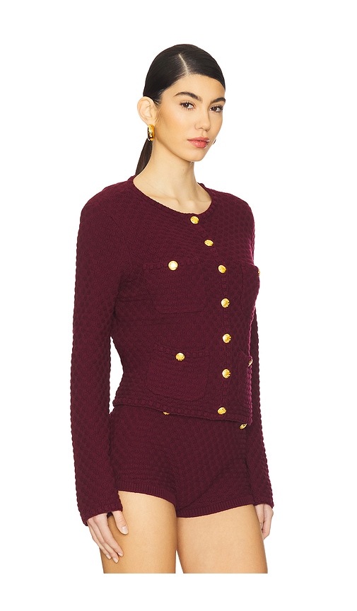  Majorelle Cardigan Evaline In Burgundy. Größe Xs. Also In Xxs. 