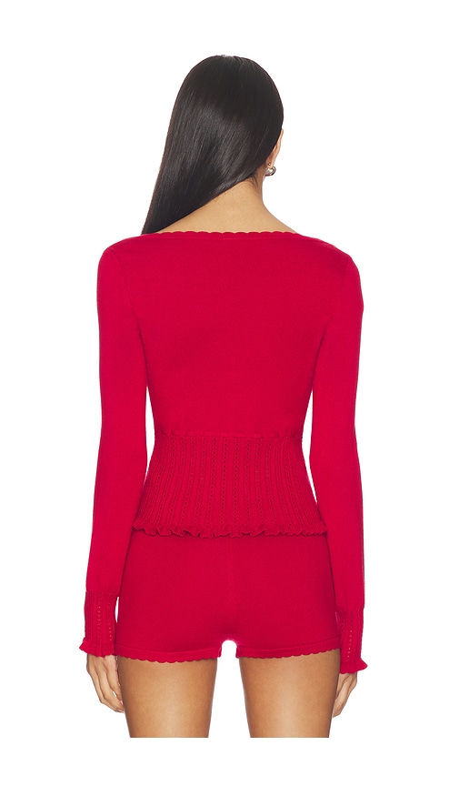  Majorelle Cardigan Kaiden In Red. Größe Xs. Also In S, M, L, Xl. 