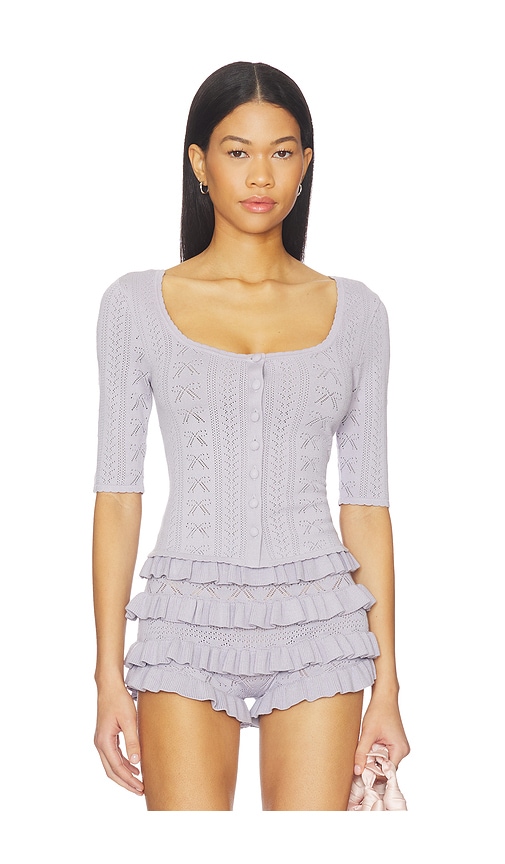 Majorelle Zhavia Cardigan In Purple