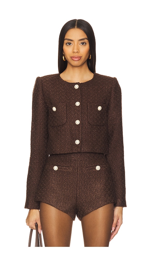 Majorelle Riah Jacket In Chocolate