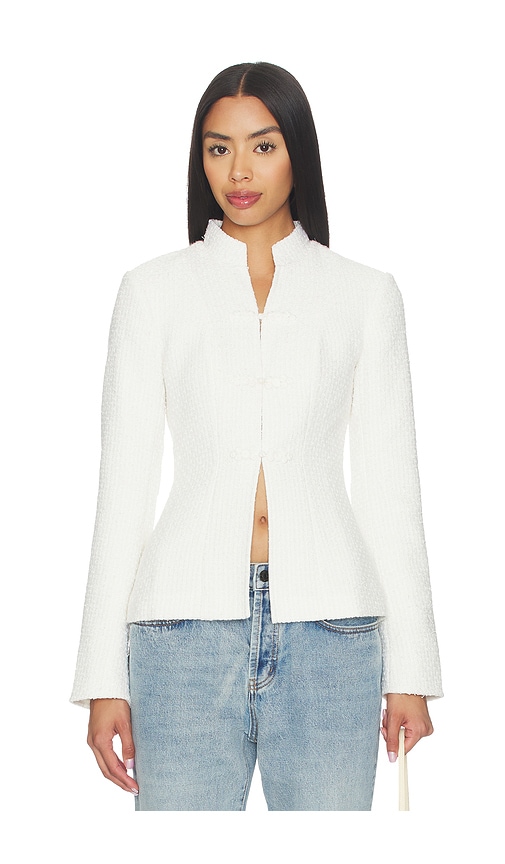 MAJORELLE BLOUSON ALBA en Ivory Taille S Also en XS M L XL 241 €