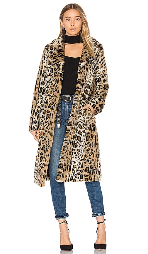 MAJORELLE Fifi Faux Fur Coat in Leopard | REVOLVE