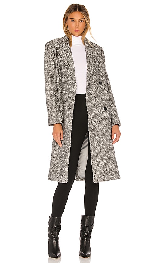 MAJORELLE Dorset Coat in Charcoal Grey | REVOLVE