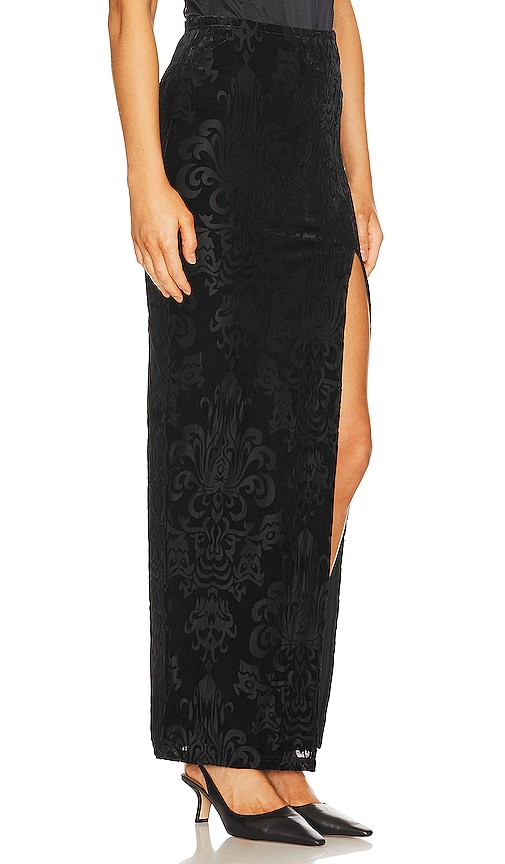 Shop Majorelle Tove Maxi Skirt In Black