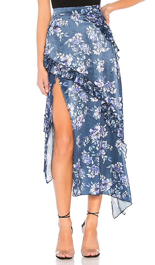 MAJORELLE Tallulah Skirt in Rainwater Blue | REVOLVE