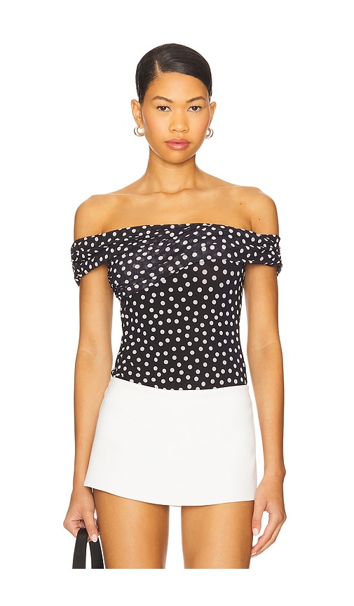 Thea Bodysuit in Black. - size M (also in S, XL, XS, XXS) - MAJORELLE - Modalova
