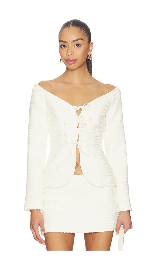 MAJORELLE Annie Top en Ivory Taille M Also en XS S L XL 150 €