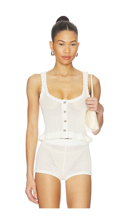 MAJORELLE Fionina Pointelle Tank