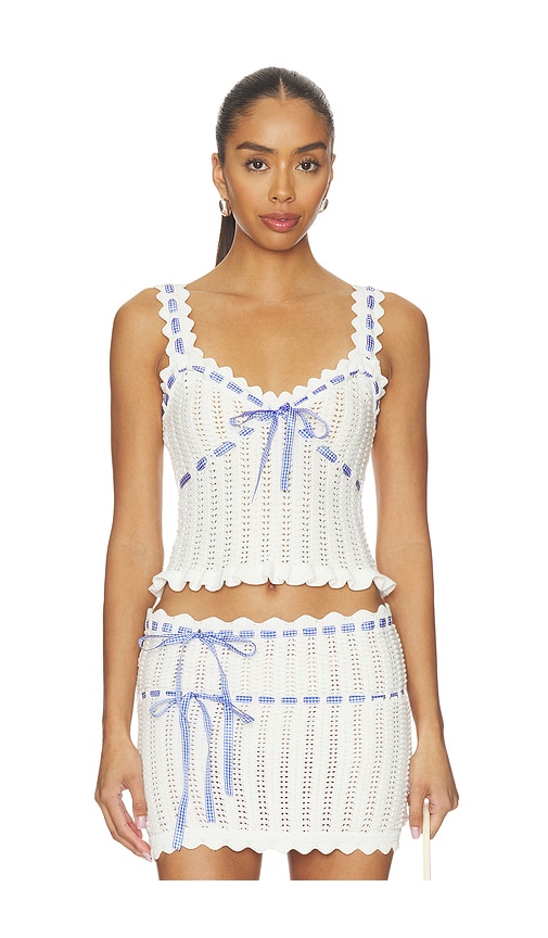 MAJORELLE Ammelie Pointelle Tank