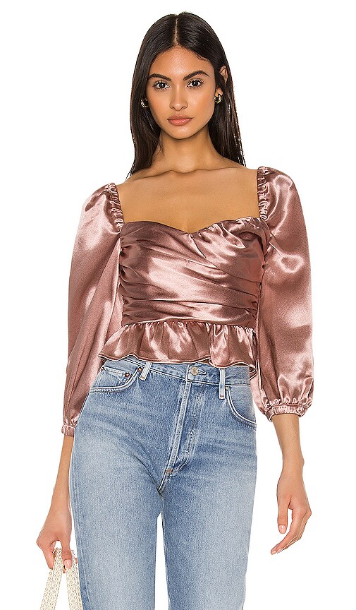 Julia Top In Mauve