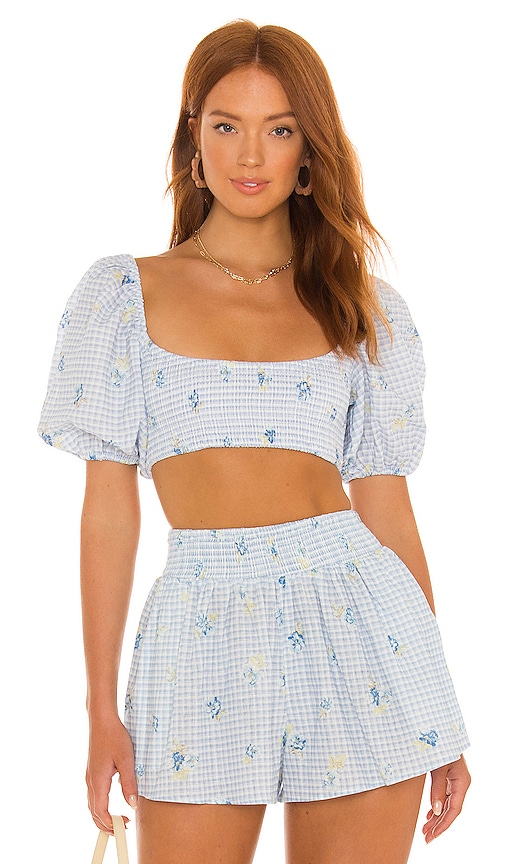 MAJORELLE Key West Top in Polly Gingham | REVOLVE