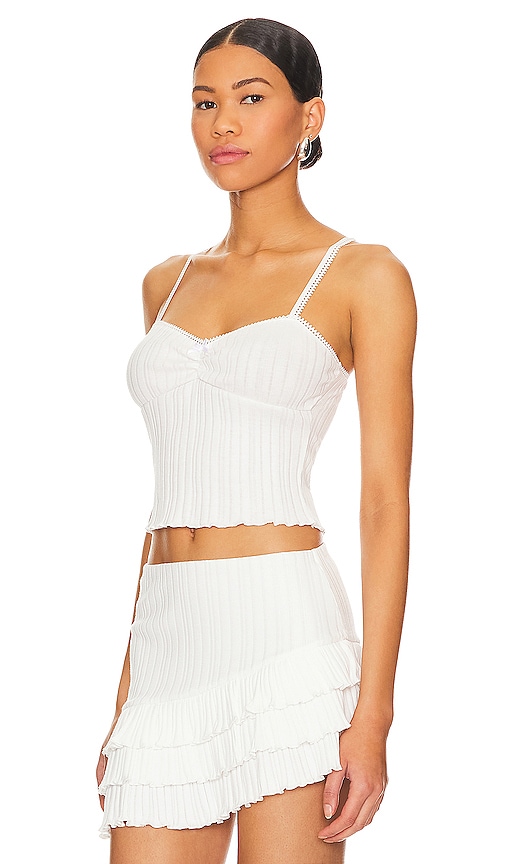  Majorelle Ines Top In White. Size M. Also In L, Xl. 