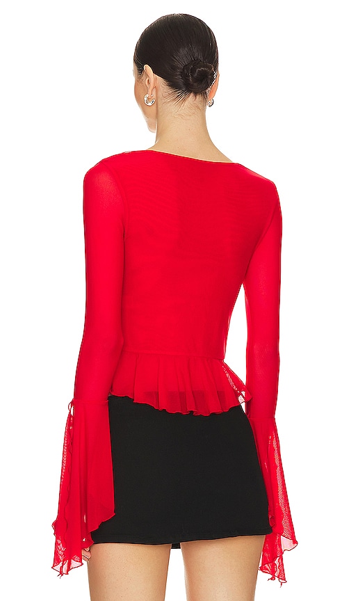  Majorelle Val Top In Red. Size S. Also In M. 