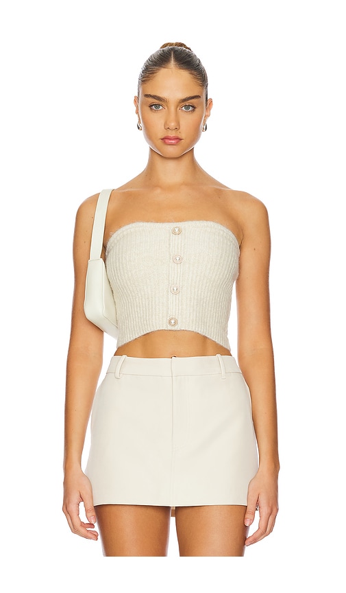 Shop Majorelle Mirelina Tube Top In Beige