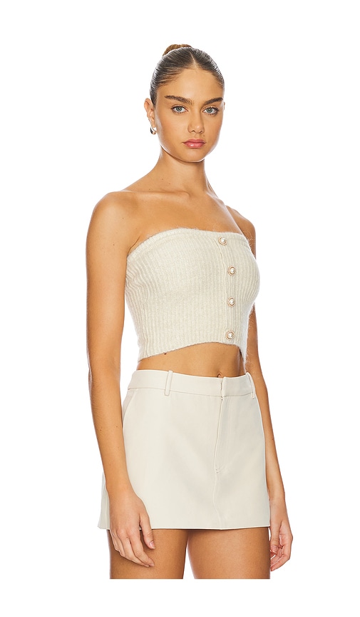 Shop Majorelle Mirelina Tube Top In Beige