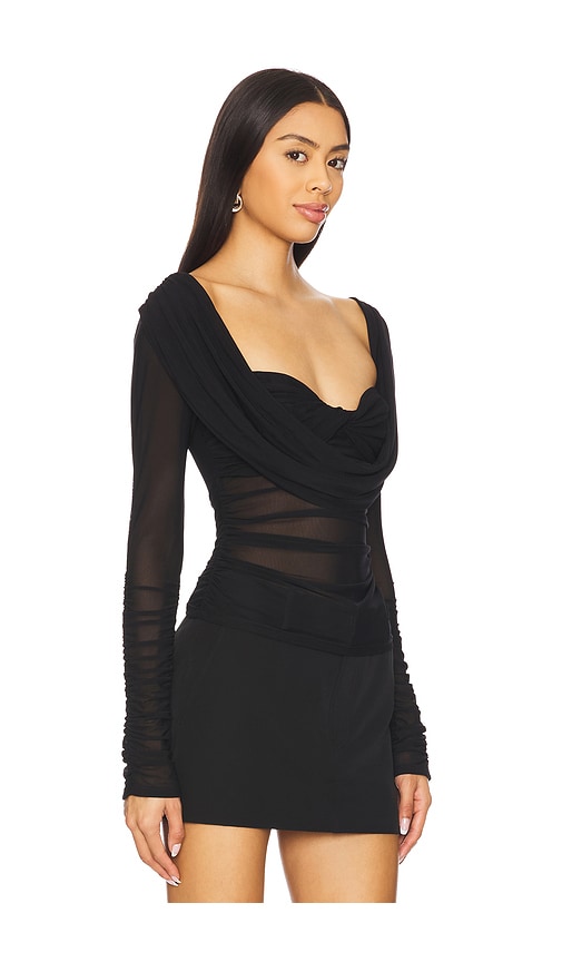 Majorelle Simone Top In 黑色
