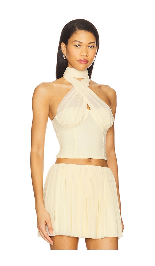 Majorelle X Yhasmina Ferrara Manon Top In Neutral